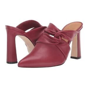 Joie Abeni Slip-On Mules Heels - 6 Red